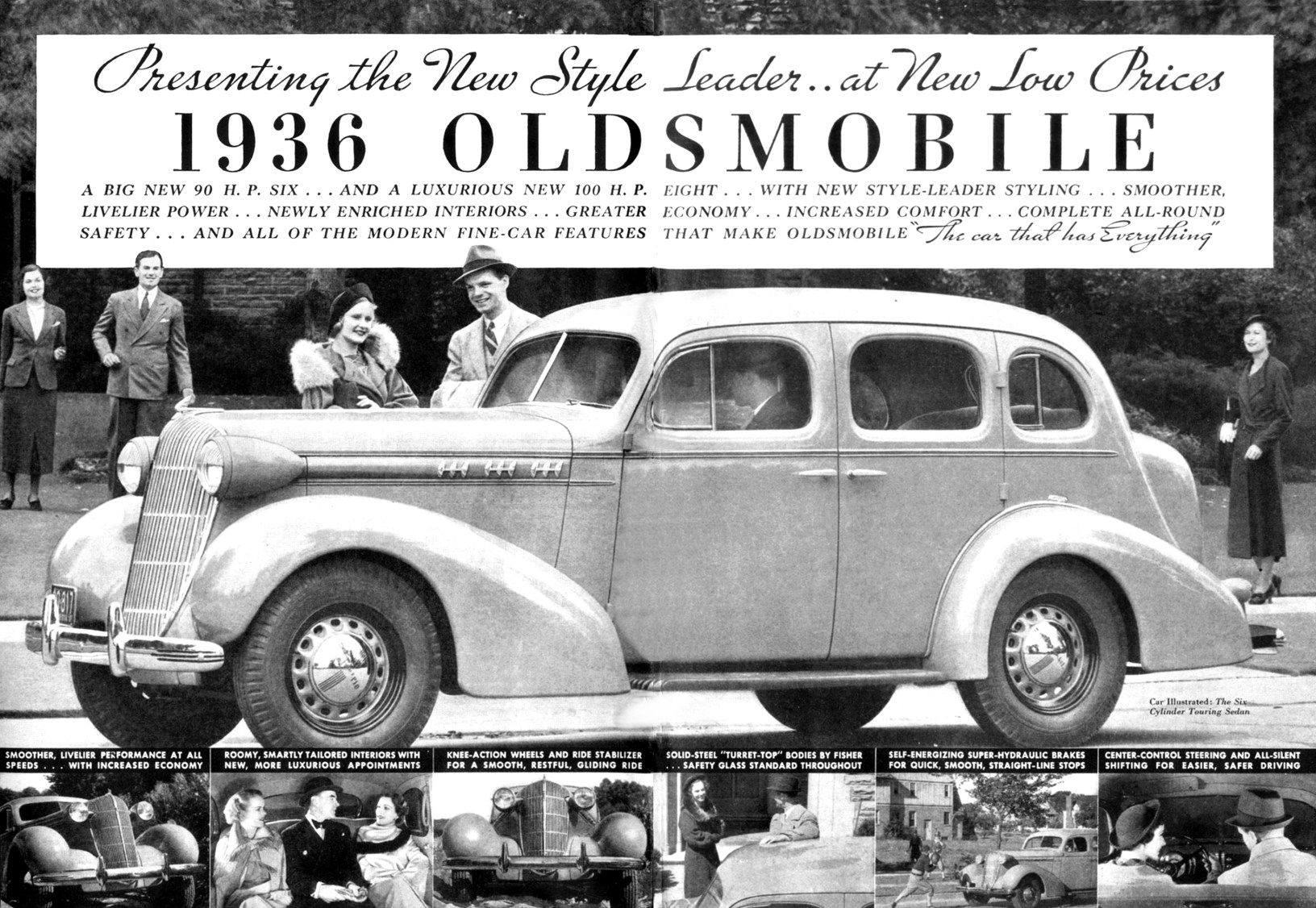 1936 Oldsmobile Auto Advertising